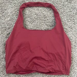 Pink Halter Workout Crop Top/Sports Bra Women’s Size 6